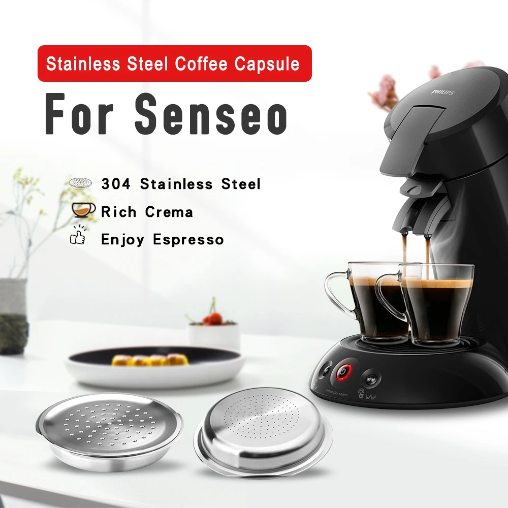 Arthur Conan Doyle schuintrekken Productiviteit Icafilas Stianless Staal Herbruikbare Capsule Voor Senseo Philips Senseo  Systeem Koffiezetapparaat Herbruikbare Koffie Filter  Espresso|Koffiefilters| - AliExpress