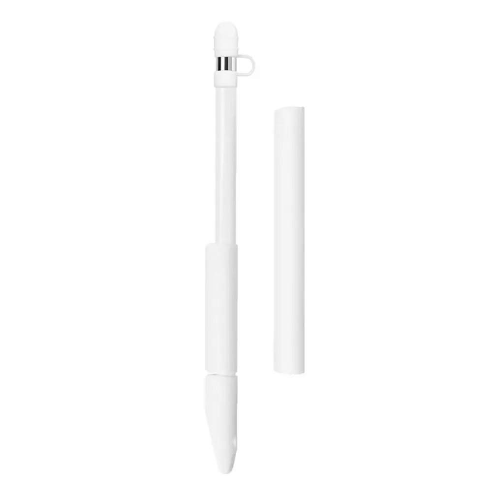 Новинка, мягкий силиконовый чехол для Apple Pencil, для iPad, чехол с наконечником для карандашей, держатель для планшета, стилус, 360, полный защитный чехол, сумки