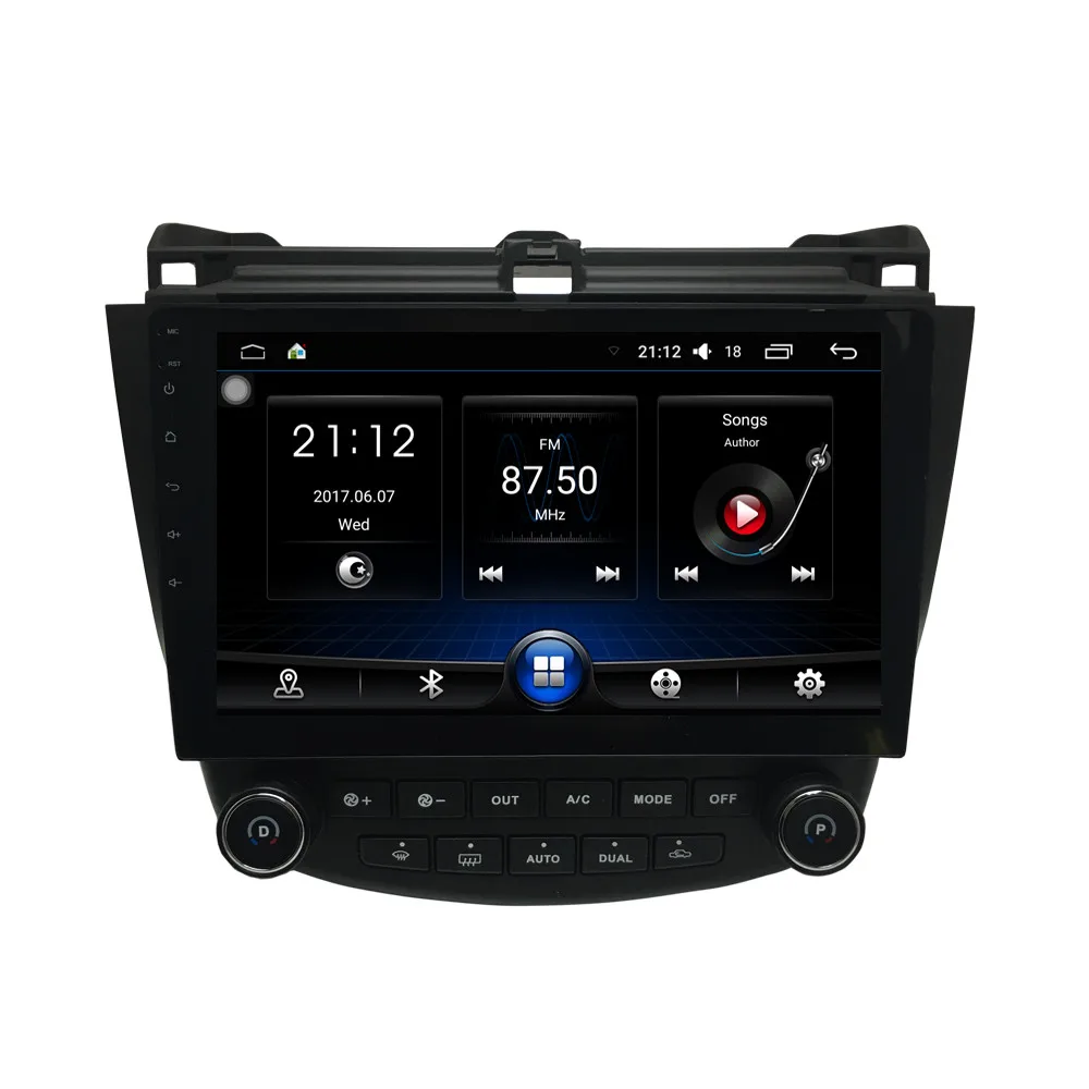 US $163.18 Android GPS Navigation 101 Inch Car Radio With 1080P Video Bluetooth Support Car Multimedia Player For Honda Accord 7 20032007