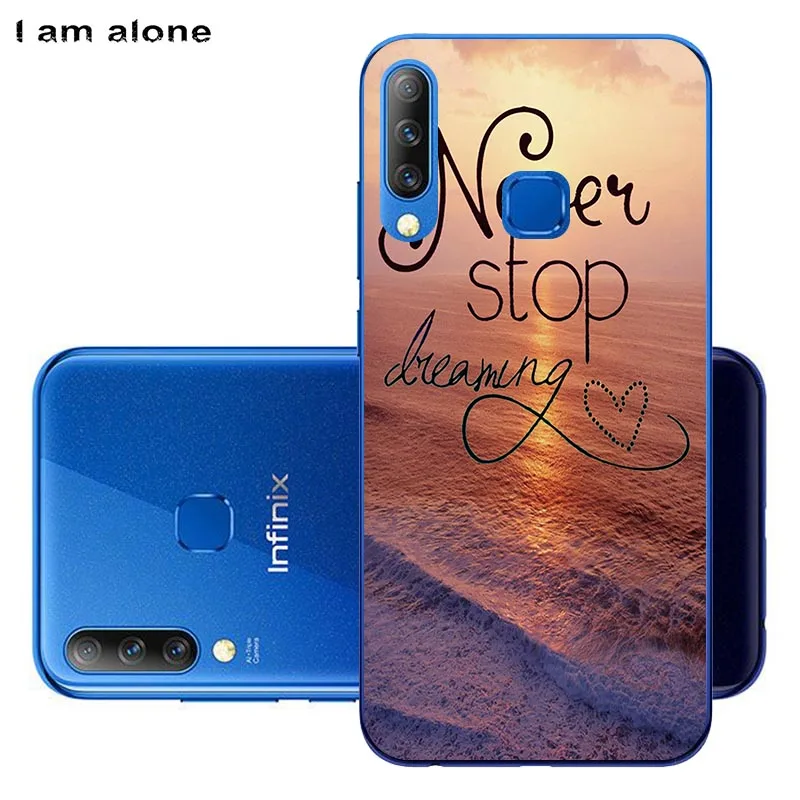 Soft TPU S94 Чехлы для телефонов I am alone для Infinix Hot S4 X626 6,2 дюймов мягкие сумки из ТПУ с милым рисунком для Infinix Hot S4 X626 - Цвет: Soft TPU S94