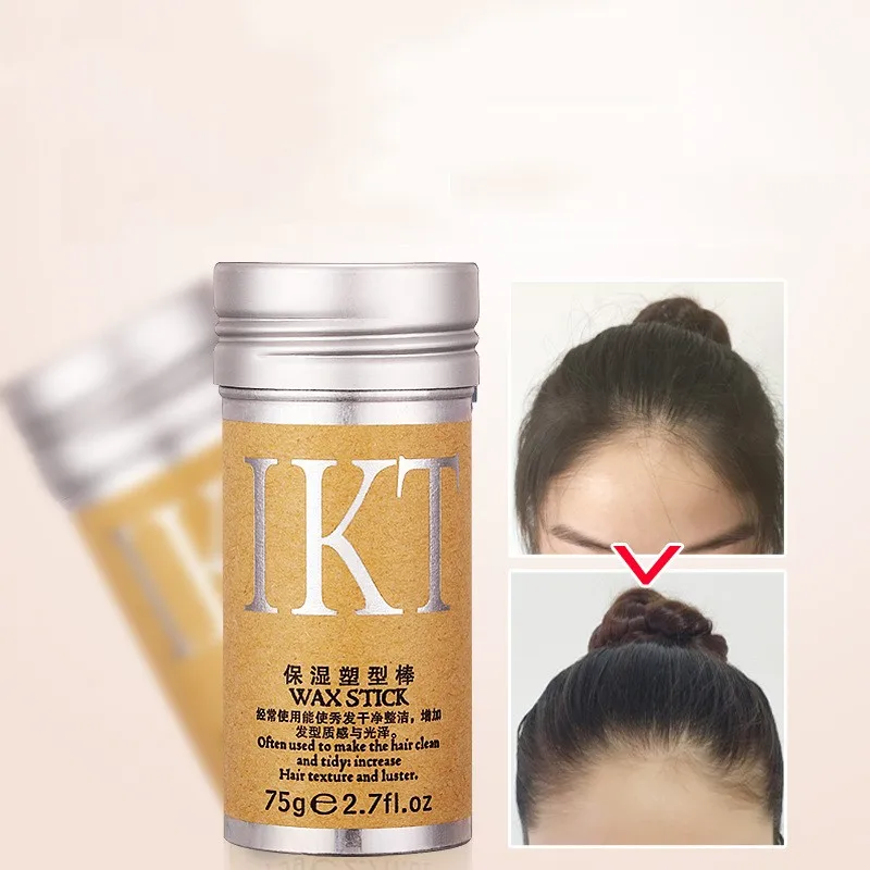 Женская гелевая палочка с контролем краев волос 75 г тонкие детские волосы