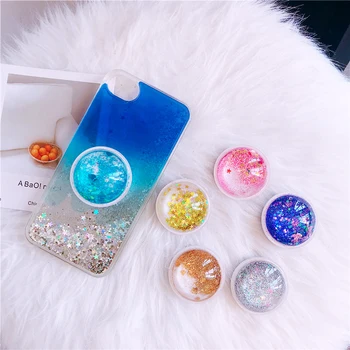 

Luxury phone Expanding socket Stand Grip for Smartphones finger holder Pineapple Pattern Earphone winder for xiaomi for iphone