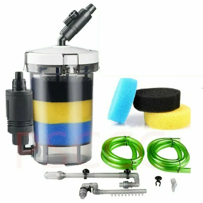 Внешний корпусный фильтр LW602B LW603B для аквариума от солнца 110 240 В прозрачный