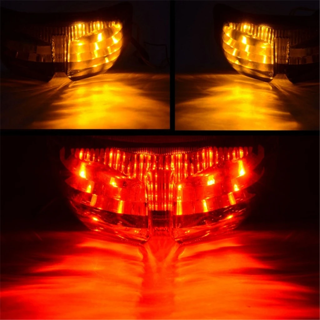 Brake Turn Signal Tail Light Integrated Led For Yamaha 06-13 FZ1/FZ8