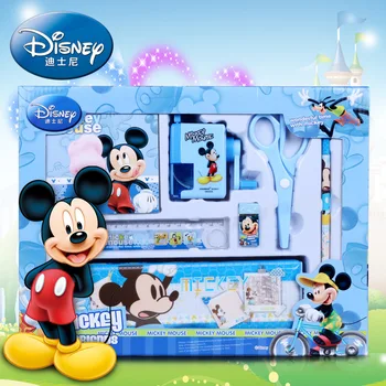 

Disney Mickey Minnie Cartoon Stationery Set Pencil Case Pencil Sharpener Mickey Multifunction Stationery Boy Girl Holiday Gift