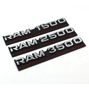 

For Dodge Sticker Logo Badge Car Sticker ABS Material Trunk Logo RAM 1500 2500 3500 Logo Letter Decal Car Decoration