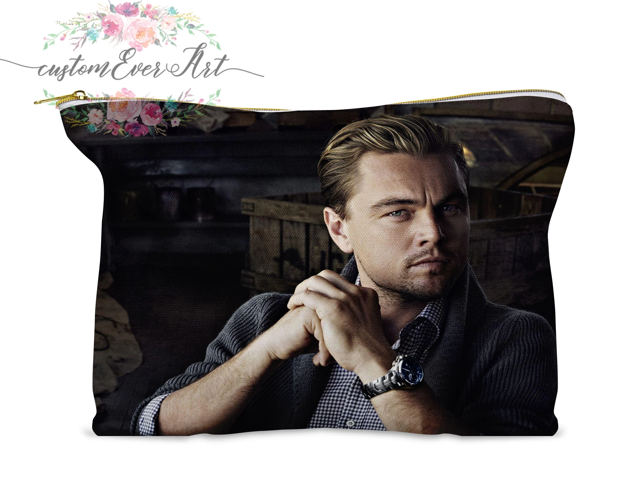 Индивидуальная маленькая косметичка Leonardo dicapril o забавный органайзер для