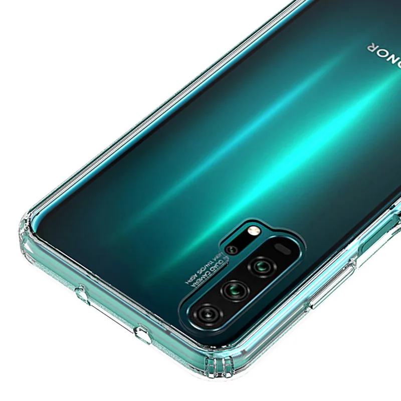Для huawei Honor 20 чехол Nova5T TPU бампер Жесткий ПК акрил прозрачный Гибридный Кристальный чехол для телефона huawei Nova 5T чехол Honor20 Pro