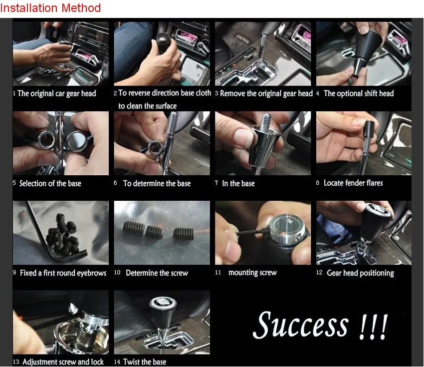 Рукоятка механизма переключения передач YOLU, черная кожа, 5 скоростей, ручная ручка переключения передач, универсальный инструмент, ручки
