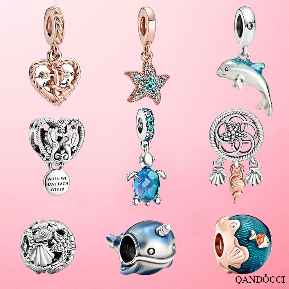 Серебро 925 пробы цвет морской волны рыба голубое стекло искусственное очарование