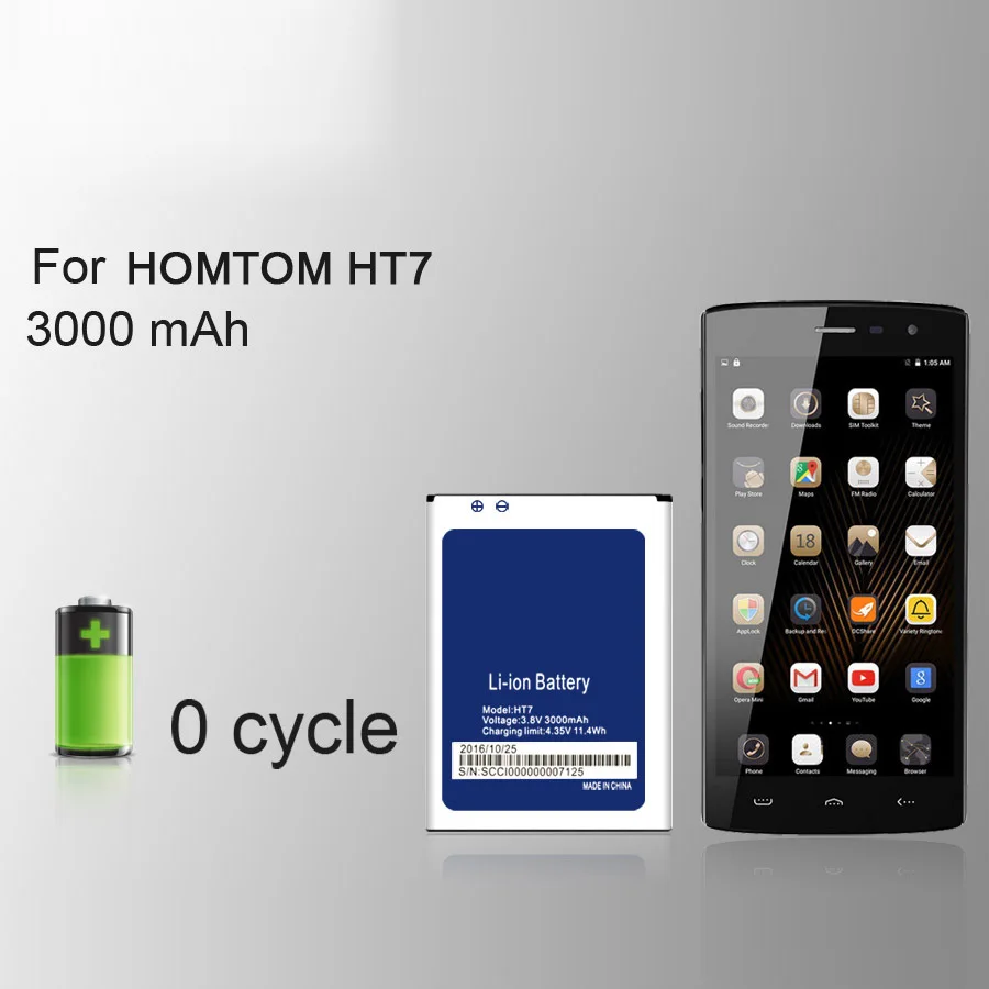 PINZHENG New 100 Original Mobile Phone Battery For Homtom HT7 HT7 Pro Real 3000mAh High Quality 1 PINZHENG New 100 Original Mobile Phone Battery For Homtom HT7 HT7 Pro Real 3000mAh High Quality 2