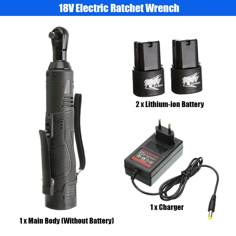 Электрический ключ с трещоткой able12v 18V 28V 3/8 ''литий ионный аккумулятор