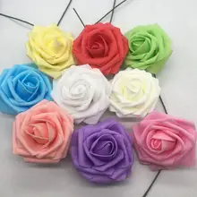 8 см Большой розы с высоким уровнем Класс ПЕНА РОЗА из искусственных цветов, для невесты с цветами в руках аксессуары красивый подарок 25 шт