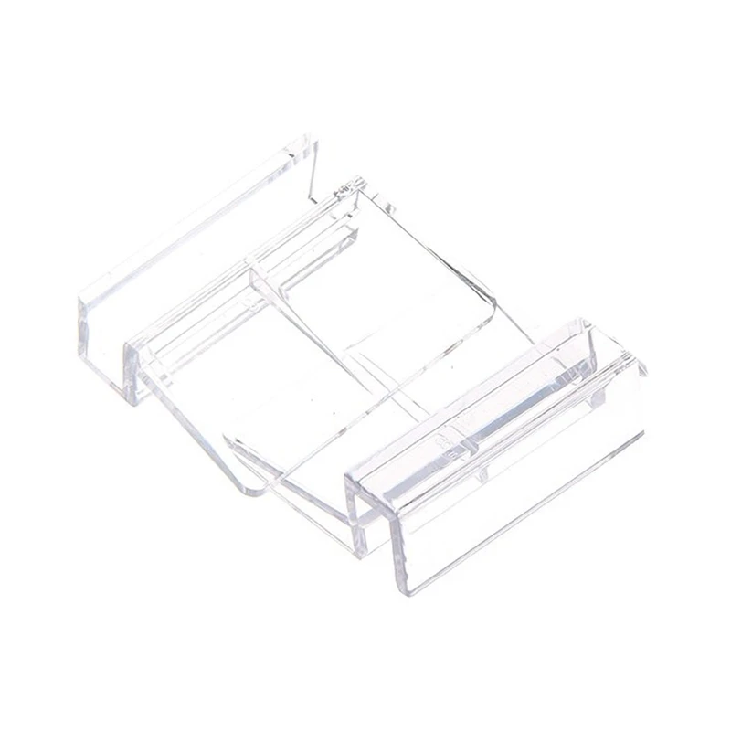 

4 x Clear Aquarium Fish Tank Acrylic Fixed Cover Clip Clamp Support Holder 8mm
