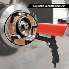 Портативный Пескоструйный пистолет пескоструйная обработка для удаления ржавчины пневматический миниатюрный маленький и струйная машина подвергнутое пескоструйной обработке