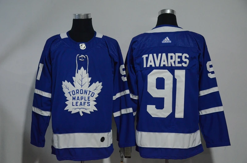 For Men Топ А+++ прошитая Toronto Мужские взрослые 34 Auston Matthews 91 John Tavares Джерси - Color: For Men