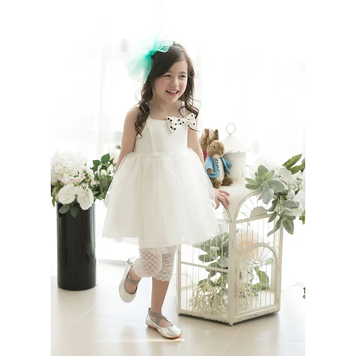 High Quality 2021 New Summer Girls Leggings Pants Lace Cotton Children Clothing Flower Girl Knee Pants