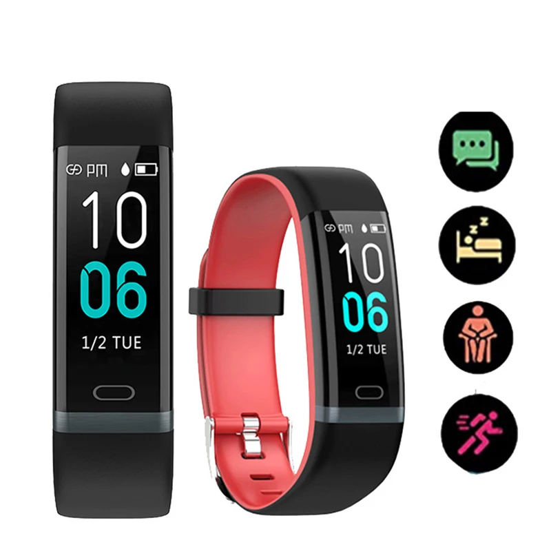 

Smart Fitness Bracelet Blood Pressure Measurement Fitness Tracker Waterproof Smart Band Watch Heart Rate Tracker For Women Men