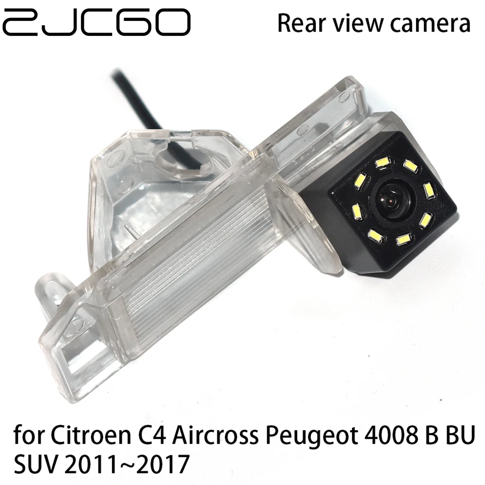 

ZJCGO CCD HD Автомобильная камера заднего вида, водонепроницаемая парковочная камера для Citroen C4 Aircross Peugeot 4008 B BU SUV 2011 ~ 2017