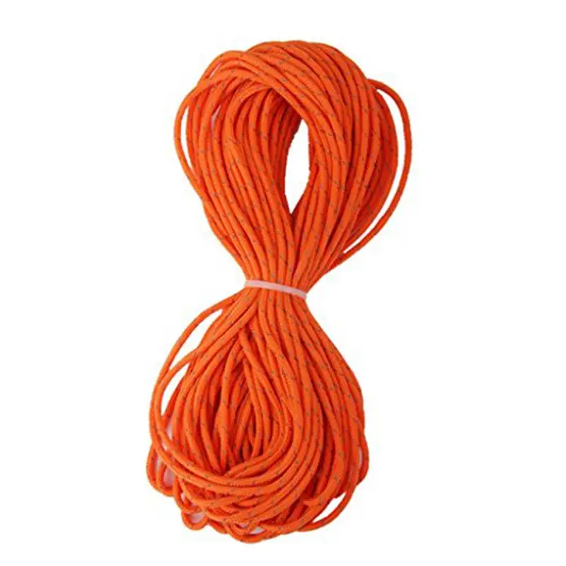 3 мм светоотражающего тента Guy Line Rope Кемпинг шнур Паракорд 20 м(оранжевый