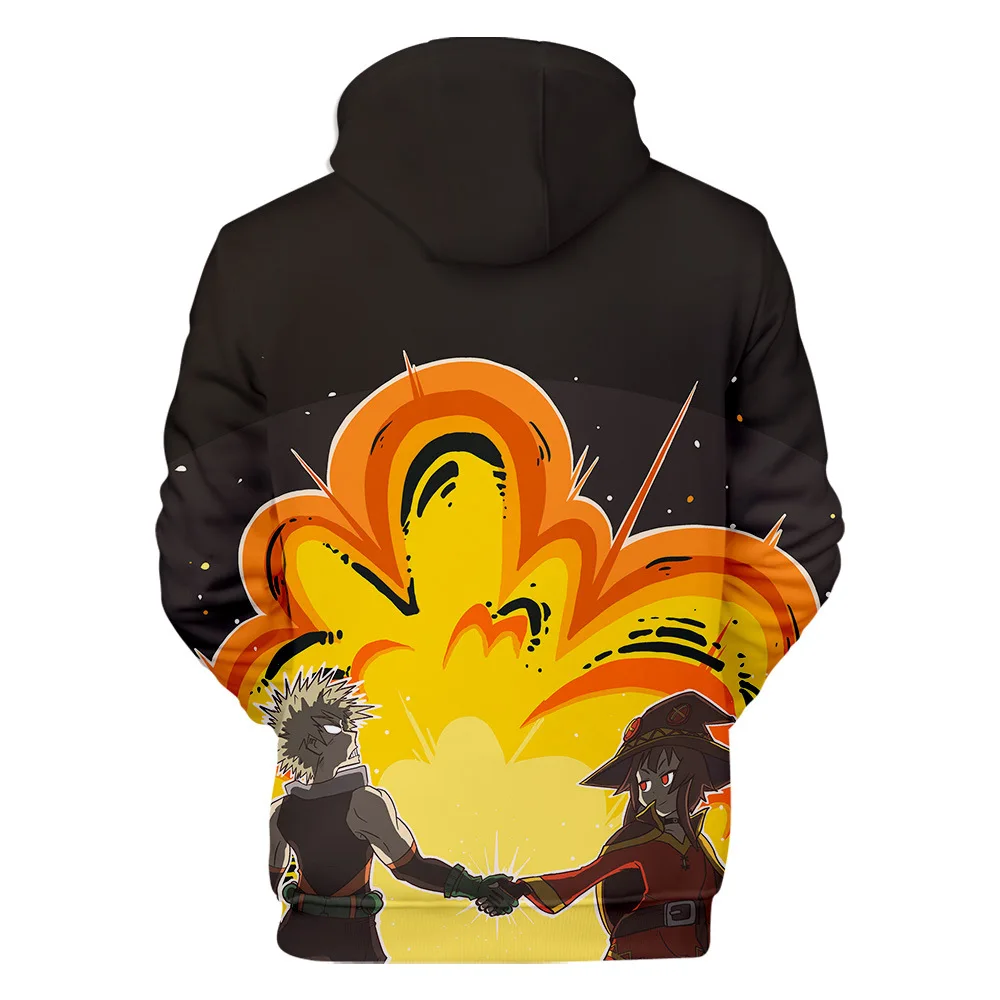 My Hero Academia Anime 3D Printed Pullover Hoodies  4