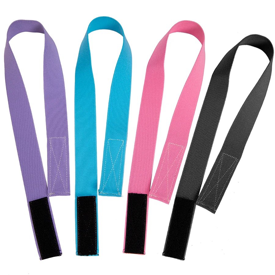 Aliader 1Pc Hair Elastic Band For Wigs With MagicTape Headband Edge Laying Scarf Edge Wraps For Fixed Lace Wigs Elastic Headband