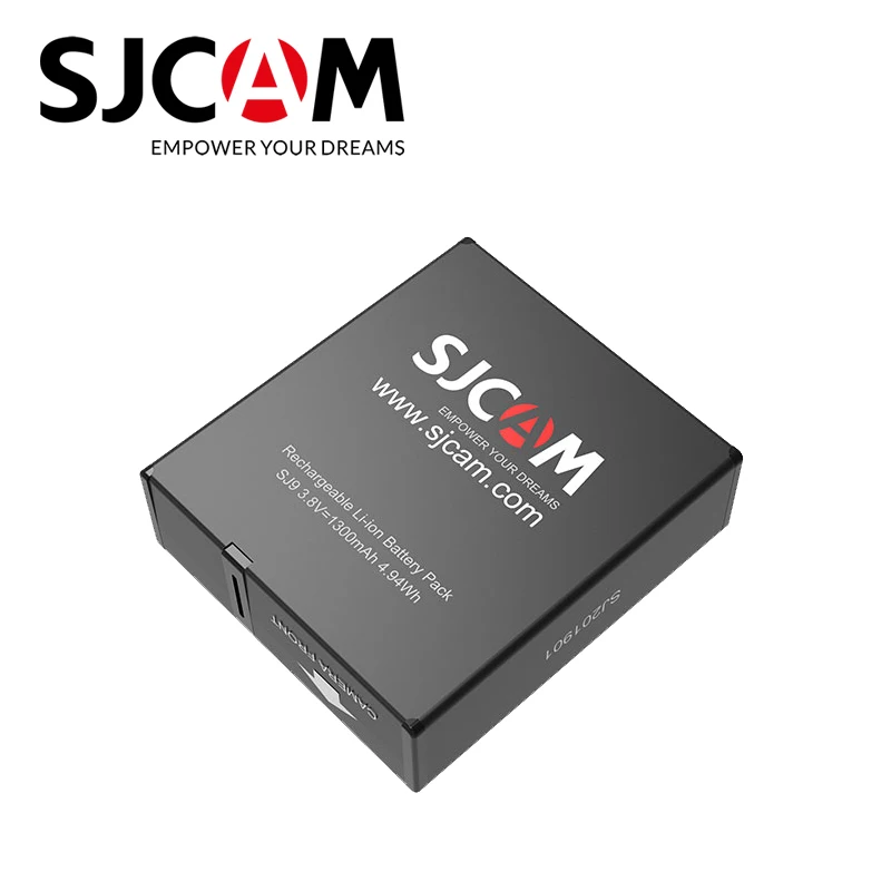 Аккумулятор SJCAM SJ9 Strike 1300mAh литий-ионная Дополнительная запасная батарея зарядное устройство с двойным разъемом чехол для SJ9 Strike Actioin камеры