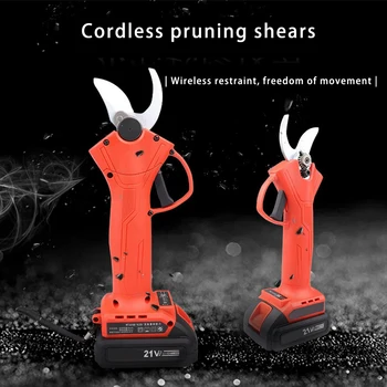

21V Cordless Rechargeable Secateur Branch Cutter Electric Fruit Pruner Pruning Tool Garden Pruning Shear Pruning Scissors