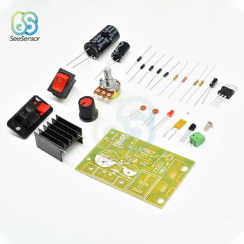 

DIY Kit LM317 DC/AC to DC Step Down Power Supply Module Adjustable Voltage Regulator Switch 5-35V to 1.3-30V