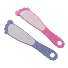 Производство маникюра применение втирает доски для ног Пластиковые Двухсторонние тусклые Лаки втирать доски для ног пилка для ног пластинка для ног