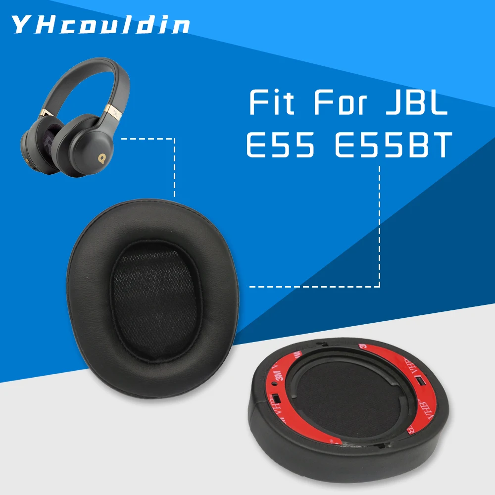 YHcouldin Earpads For JBL E55 E55BT Ear pads Covers Headphone Replacement
