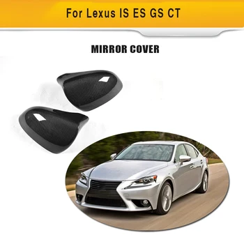 

RCF CT Side Mirror Cover LHD For Lexus GS IS ES RC LS Dry Carbon Fiber Side View Mirror Cover Caps 2011 2012 2013 2014 2015 2016