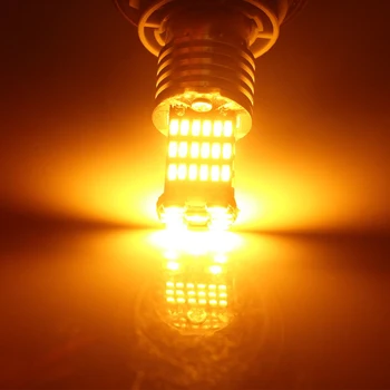 

Light LED 2pcs LED Car Tail Bulb Brake decoding signal light 1157 BAY15D P21/5W 45SMD 4014