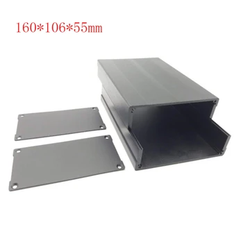 

Split Body Extruded Aluminum Enclosure 160*106*55mm DIY PCB Instrument Electronic Project Box Case Shell