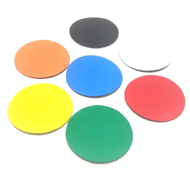 10pc 7 Color Rubber Flexible Sheet A4 Size 30mm X 0