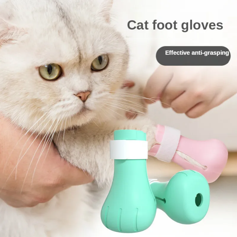

Cat Claw Cover socks Cut Nails Foot Bath Washing Pet Protector waterproof Boots Anti-Scratch zapatos Cat Shoes zapatos para gato