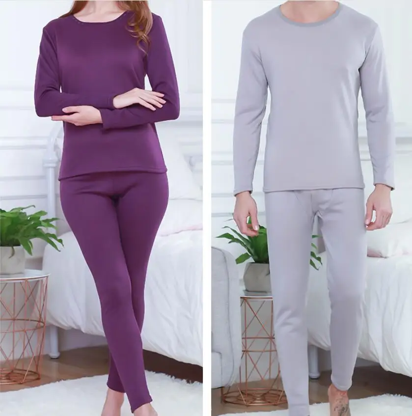 Теплое термобелье Long Johns для женская зимняя одежда Для мужчин термо костюмы Camisa Termica Ropa Invierno Mujer для мальчиков: рубашка и штаны