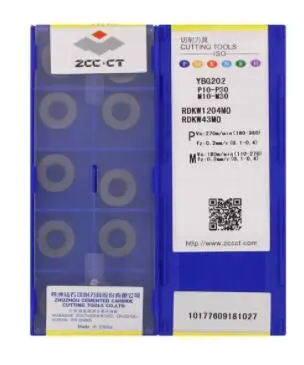 RDKW1204MO YBG202 оригинальный ZCC.CT карбидные вставки токарный инструмент токарные