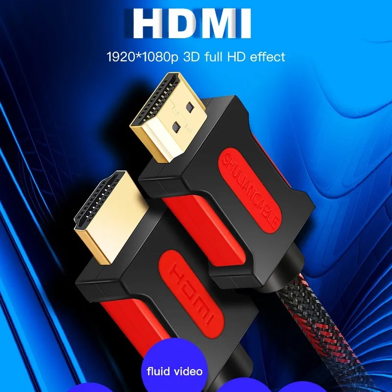 Lungfish HDMI кабель 4K 2,0 HDMI к HDMI 4 K/60 Гц 1080P 3D для разветвителя переключатель HDTV PS3/4 xbox компьютера 1 м 2 м 3 м 5 м 10 м 15 м 20 м