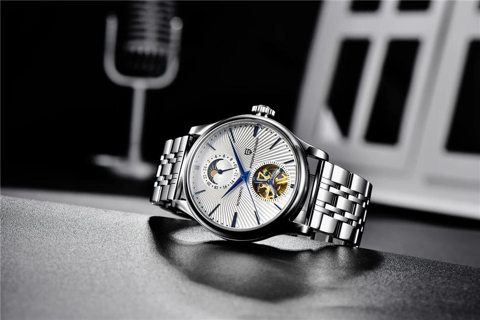 PAGANI DESIGN Top Marke Herrenuhr Mode Tourbillon Automatik Mechanische Uhr Herren Edelstahl Wasserdichte Uhr Relogio Masculino