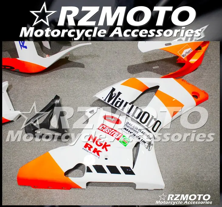 ABS мотоцикл обтекатель комплект для YAMAHA YZF R1 2000-2001 год кузов литья под давлением Магазин № 1506