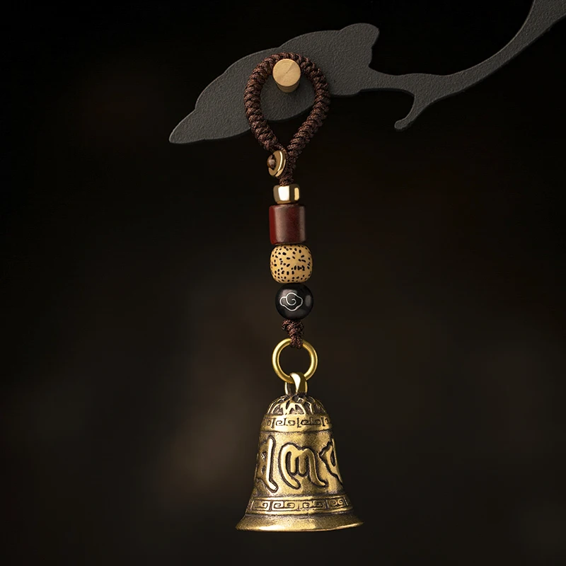 brass bell keychain pendant (3)