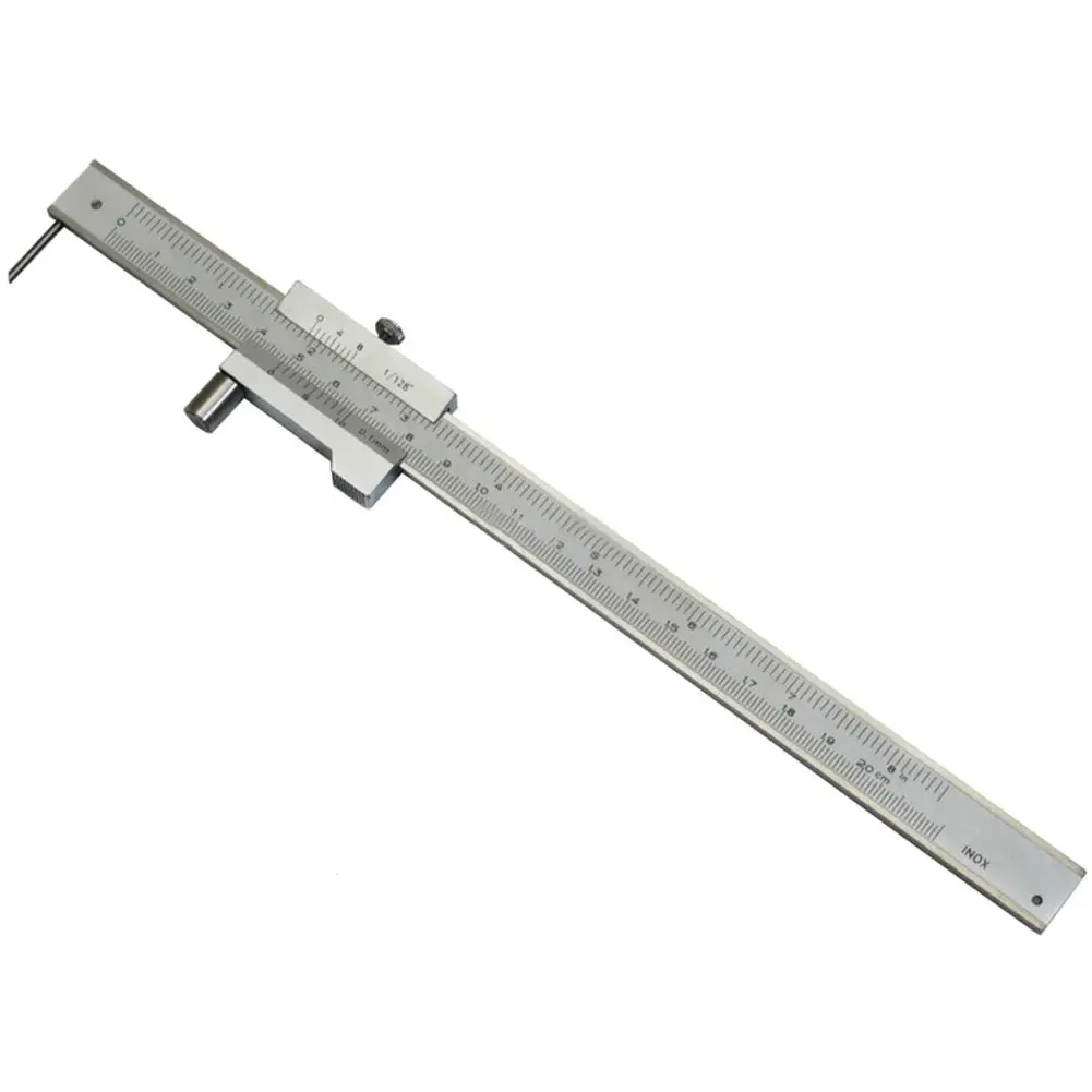 

0-200MM Vernier Caliper With Carbide Scriber Parallel Marking Gauging Ruler Marking Measuring Instruments Parallel Cross Caliper
