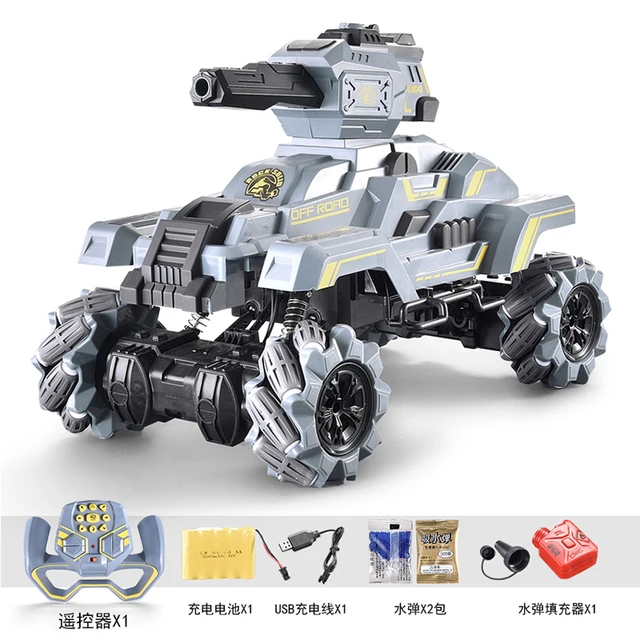 1:12 Remote Control Tank with Shoot Bullets Launch Water Bomb Adults RC War Tank Battle Military Armored Vehicle boy Toy