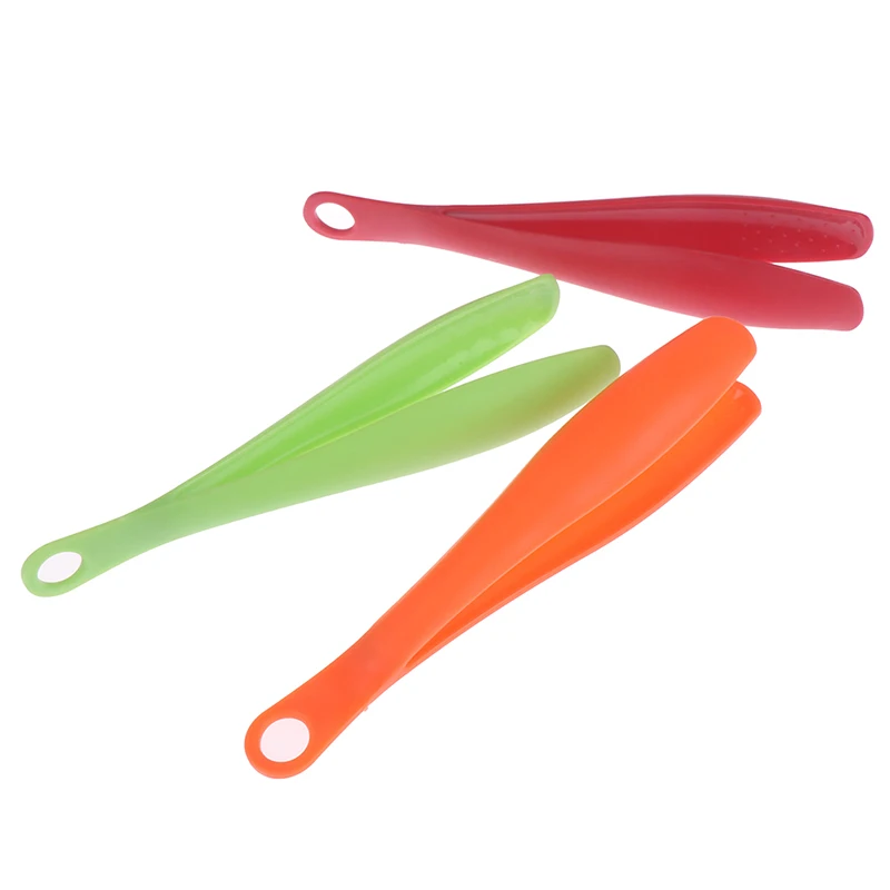 3 цвета 14,7*1,8 см пластиковые кухонные щипцы с антипригарным зажимом для барбекю салат для еды кухонные инструменты аксессуары для посуды