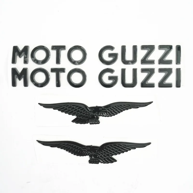 3D Bici Del Motociclo Impermeabile Aquila Sticker Moto Guzzi Italia Bandiera Decalcomanie 2 Colori Oro Argento Sticker