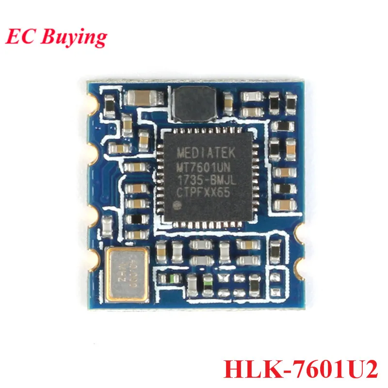 Мини модуль беспроводного Интернета USB WiFi с поддержкой LINUX2.42.6 WINCE5.06.0 HLK-7601U2 MT7601