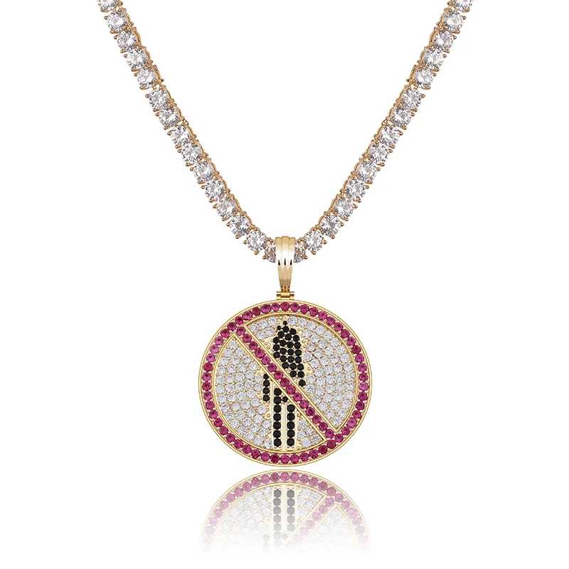 travis scott ジーザス ペンダントトップ JINAO new Travis scott brand logo pendant necklace with 4mm