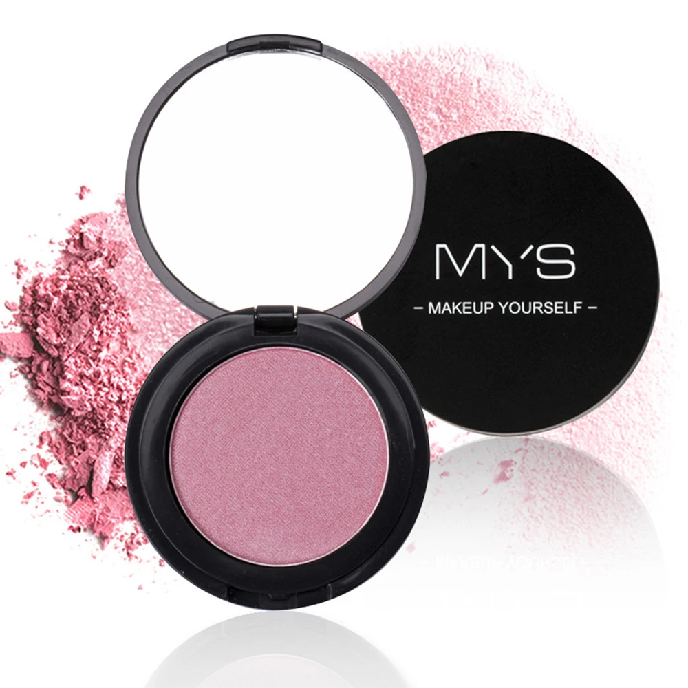

MYS monochrome blush matte long-lasting nude makeup lasting three-dimensional easy to apply makeup natural facial makeup TSLM1