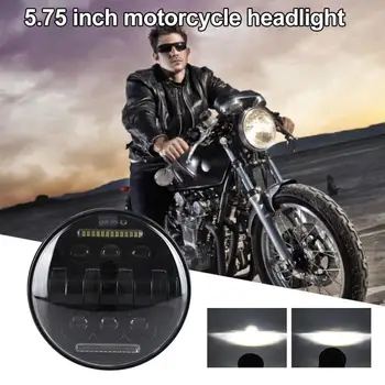 

Professional 1pcs 5.75 " 6500 LM Motorcycle LED Headlight IP67 66W Motorcycle Light 6000K Motorcycle Refitted Headlamp